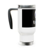 Stainless Steel Travel Mug with Handle, 14oz