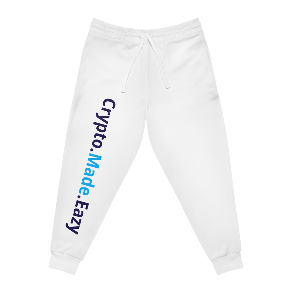 Crypto Made Easy Athletic Joggers for Comfortable Style